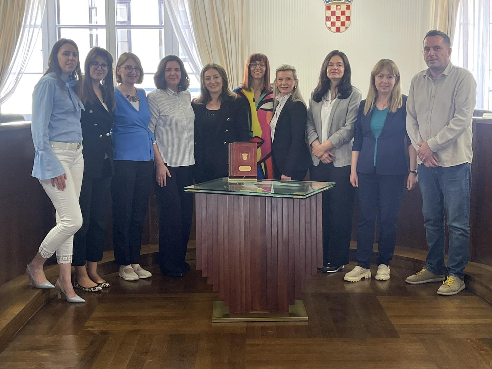 Делегација на Уставниот суд на РС Македонија во студиска посета на Хрватска
