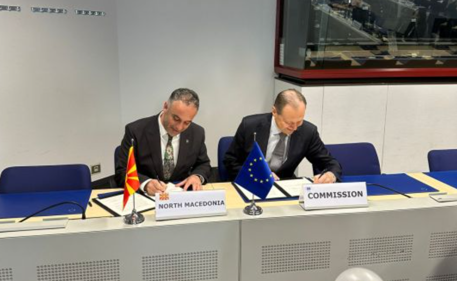 Потпишан Договорот за партнерство во програмата „Дигитална Европа (2021-2027)“ со ЕУ
