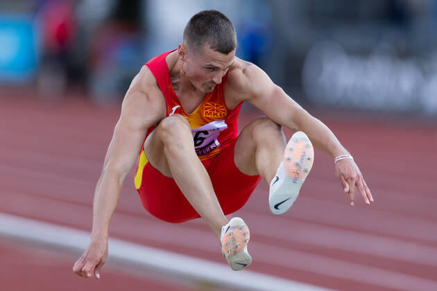 Нов македонски рекорд во скок во далечина за Андреас Трајковски
