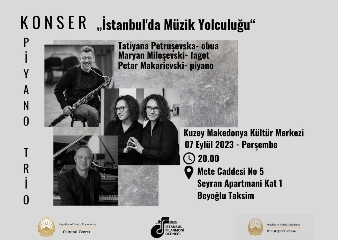 Концерт на музичко трио од македонски уметници во КИЦ Истанбул