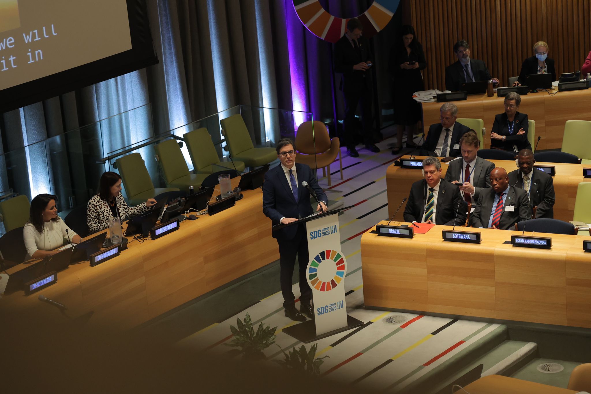 Пендаровски се обрати на Самитот за Целите за одржлив развој