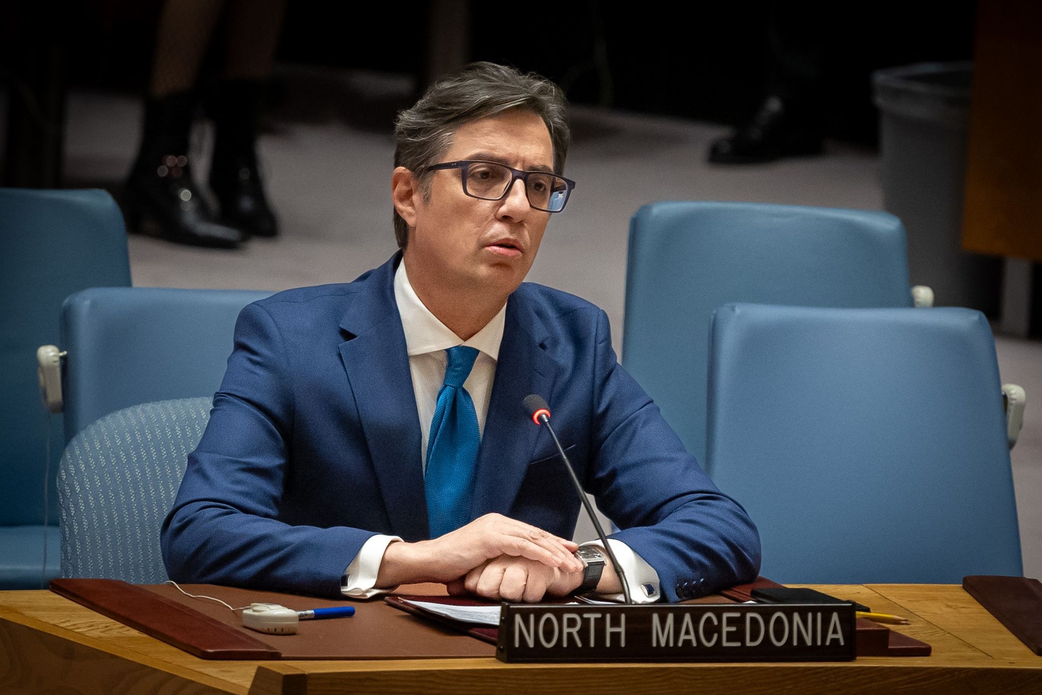 Пендаровски: Советот за безбедност да биде проактивно ангажиран за ставање крај на војната во Украина