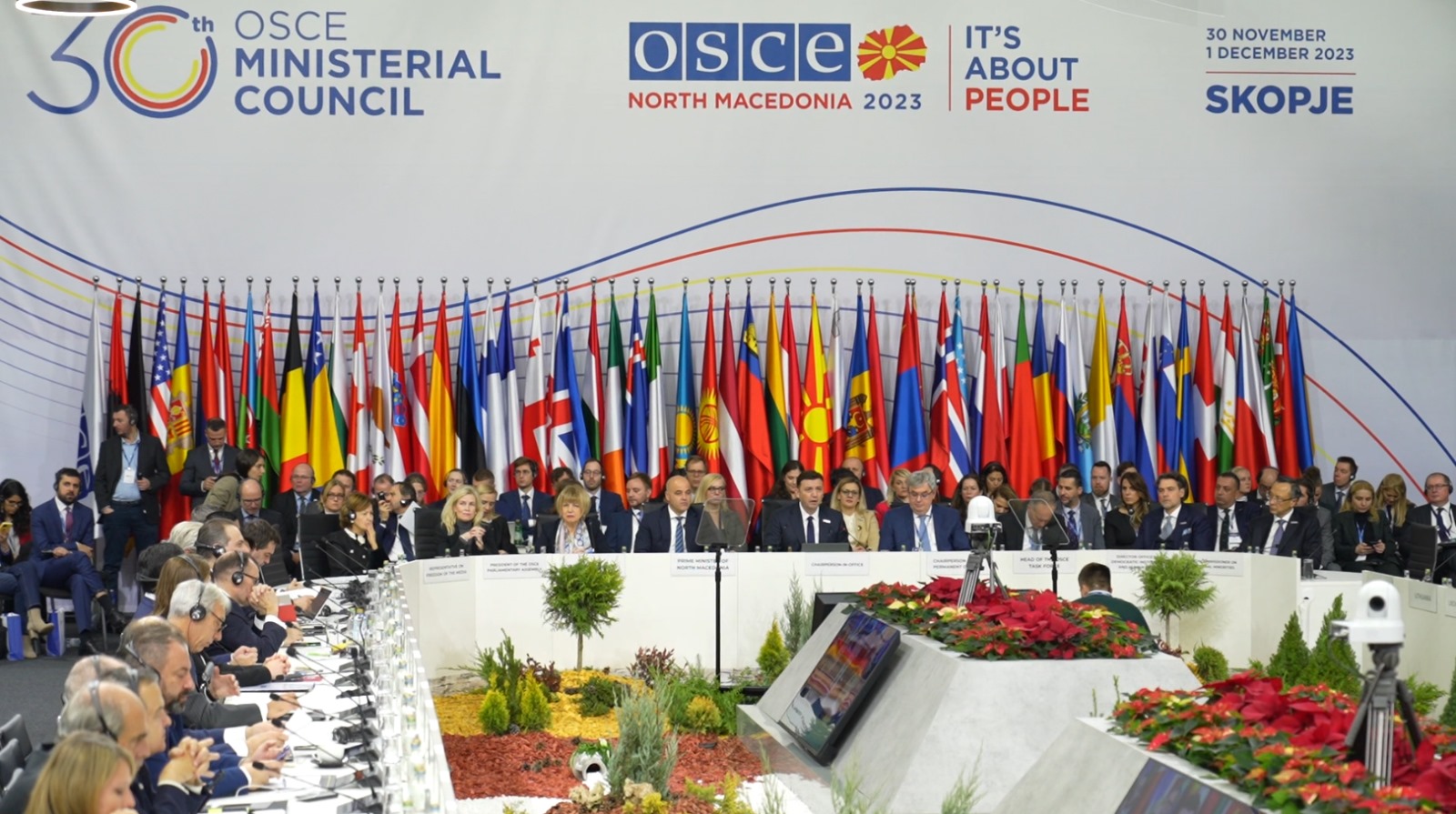 Продолжува министерскиот состанок на ОБСЕ во Скопје