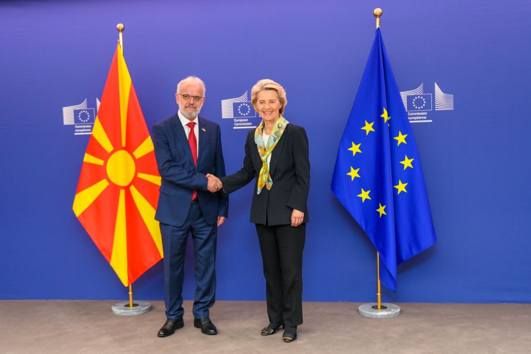 Џафери-Фон дер Лајен: РС Македонија има постигнато многу и треба да продолжи по европскиот пат