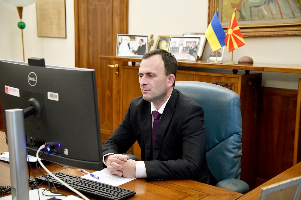 Митрески-Стефанчук: РС Македонија и Украина продолжувааат со поддршката на патот кон ЕУ