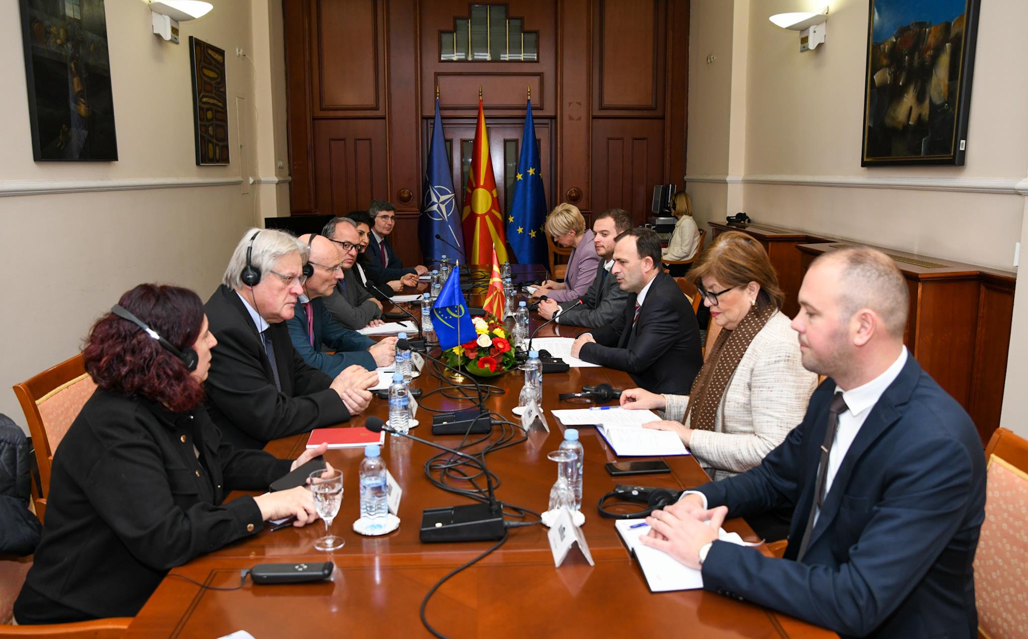Митрески на средба со делегацијата на Парламентарното собрание на Советот на Европа