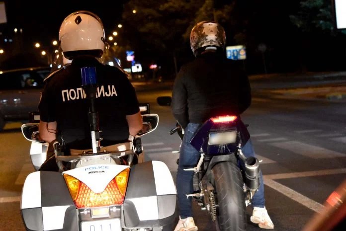 123 санкционирани возачи во Скопје, 17 возачи на мотоцикл