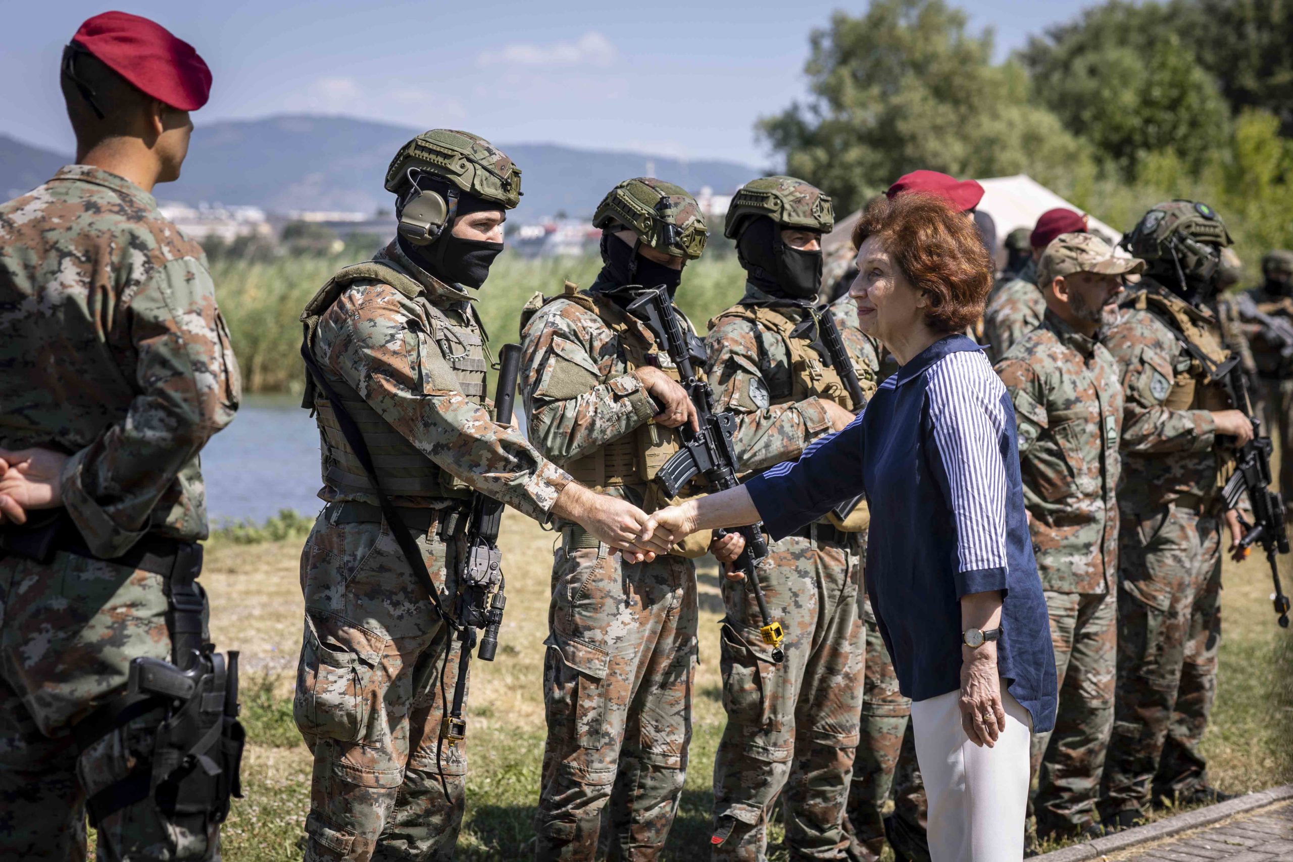 Сиљановска Давкова во посета на Центарот за обука на вода во Охрид