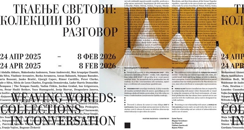 Изложбата на МСУ „Ткаење светови: Колекции во разговор“ во Љубљана